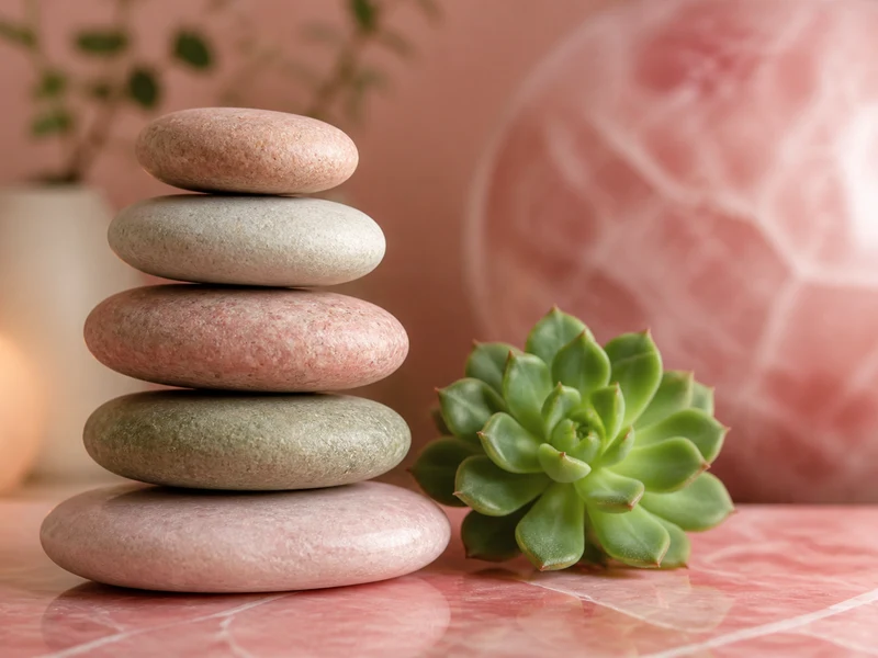Ausgewogene Zen-Steine als Symbol für Balance und Feng Shui